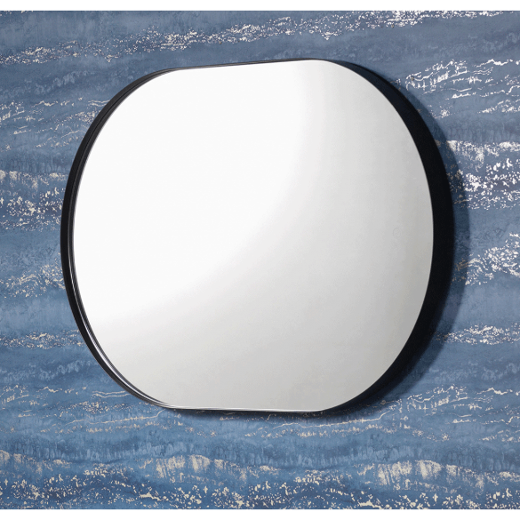 Valentina Black Frame Mirror - 600 x 900mm